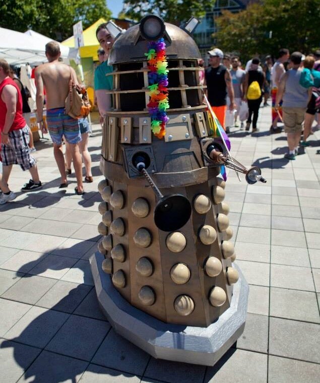 Dalek Clara supports all loves.